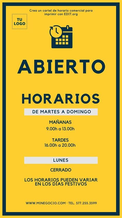 Horarios de las oficinas de apertura y cierre de。